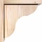 Ekena Millwork Carmel Smooth Corbel w/Backplate, Douglas Fir, 7 1/2"W x 12"D x 12"H COR08X12X12CAR01SDF - alternate 3